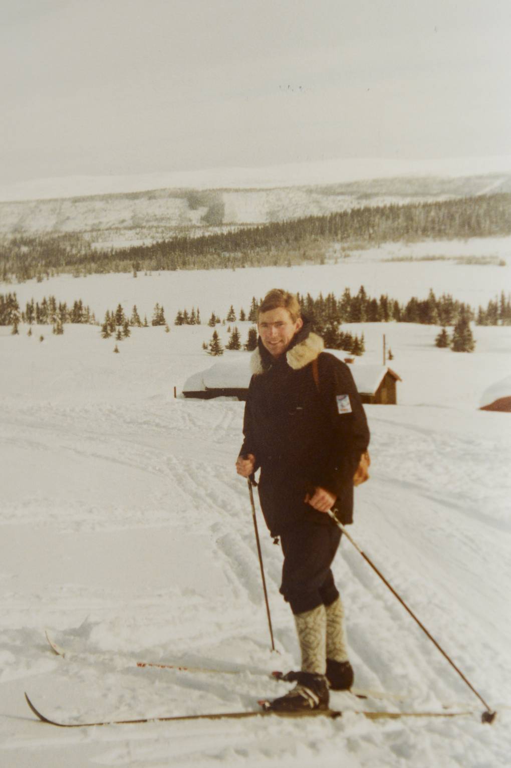 Jan skiet in Noorwegen