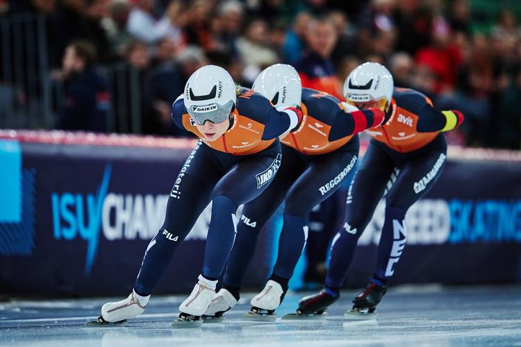 Team Pursuit vrouwen, WK Afstanden Hamar, 14 maart 2025