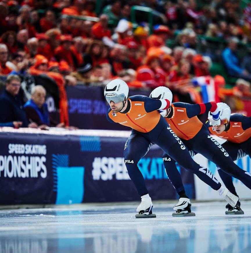 Team pursuit mannen, WK Afstanden Hamar, 14 maart 2025