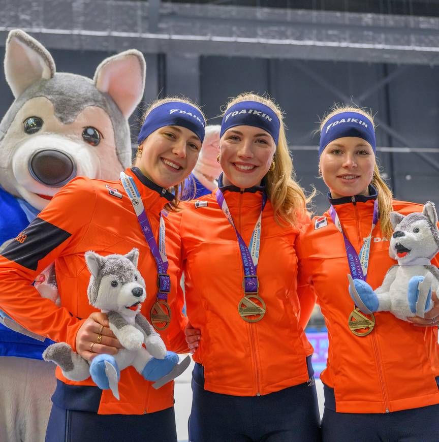 Sofia Schilder, Jasmijn Veenhuis en Rosalie van Vliet