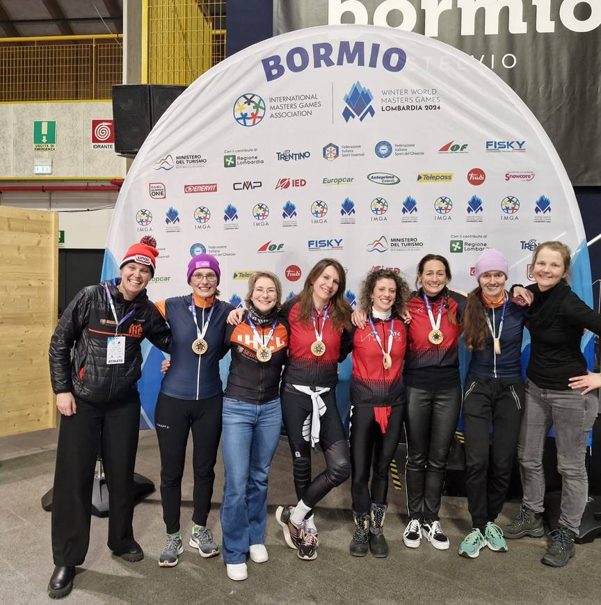 Alle deelnemende vrouwen in Bormio