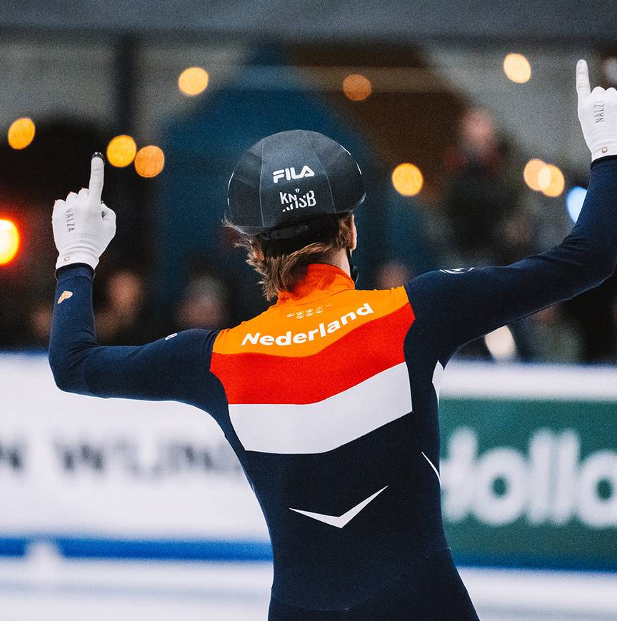 Winst voor Jens van 't Wout op het Daikin NK Shorttrack 23-24