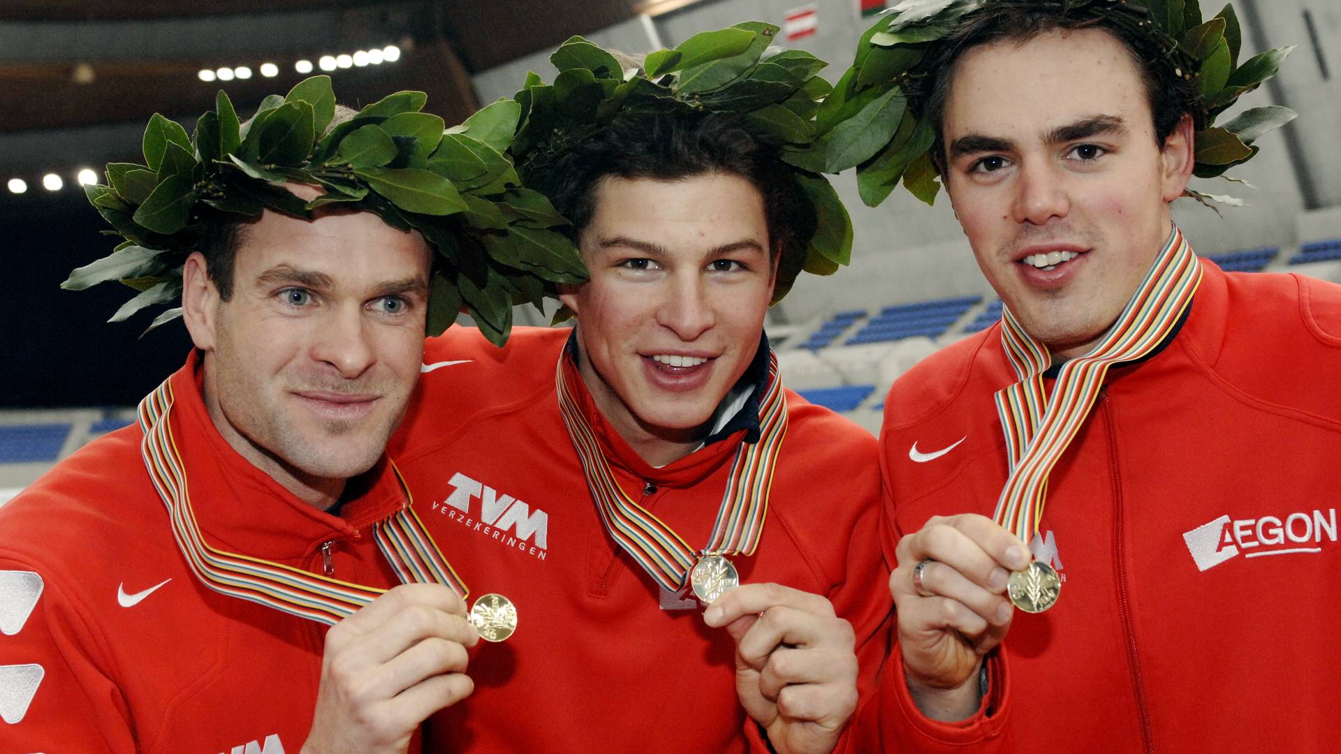 Erben Wennemars, Sven Kramer, Wouter Olde Heuvel, WK ploegenachtervolging 2008