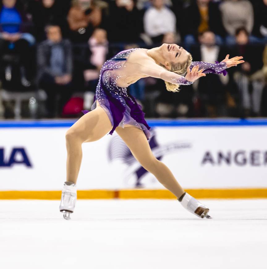 Amber Glenn uit Amerika wint de Grand Prix van Frankrijk