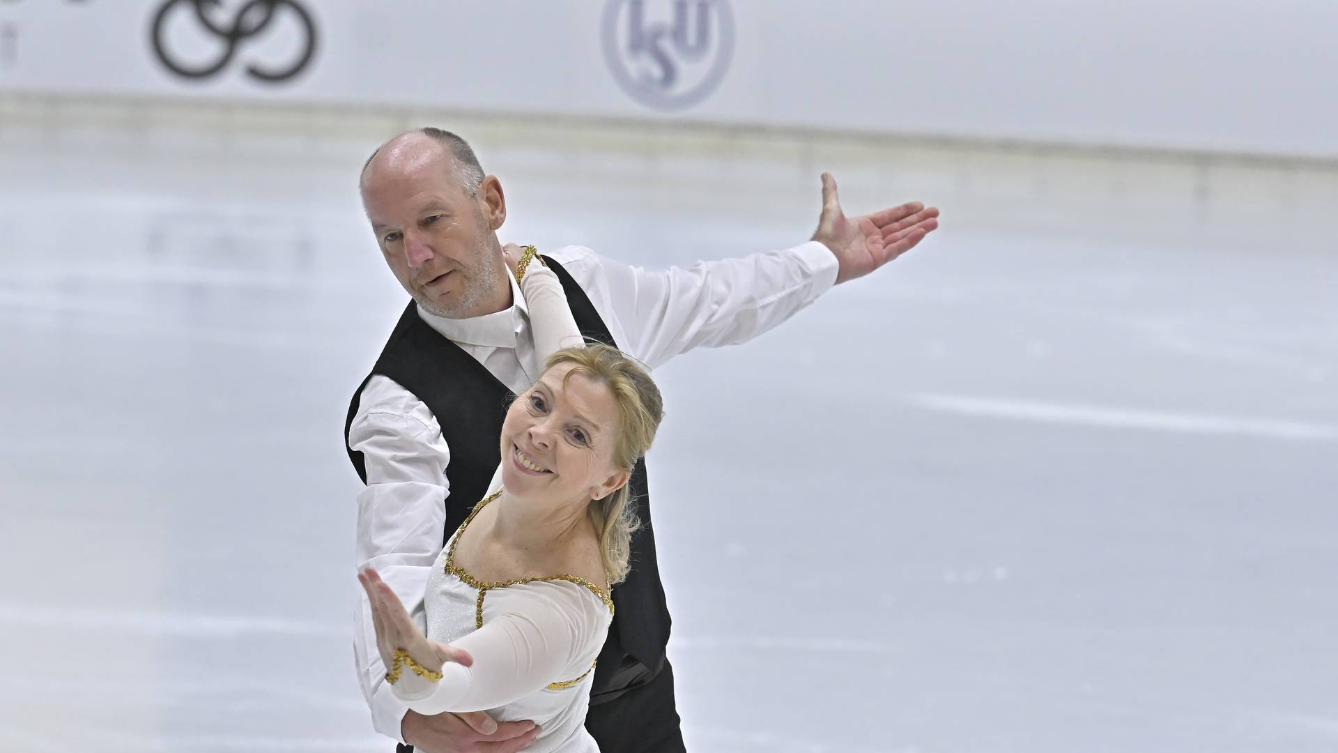 Kunstschaatspaar Klaas en Jsperina de Vries