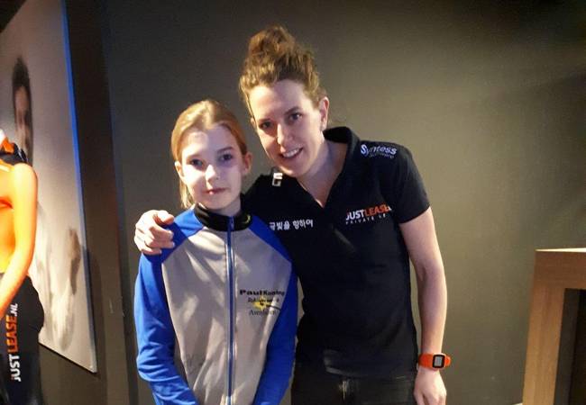 Lieke Huizink met Ireen Wüst