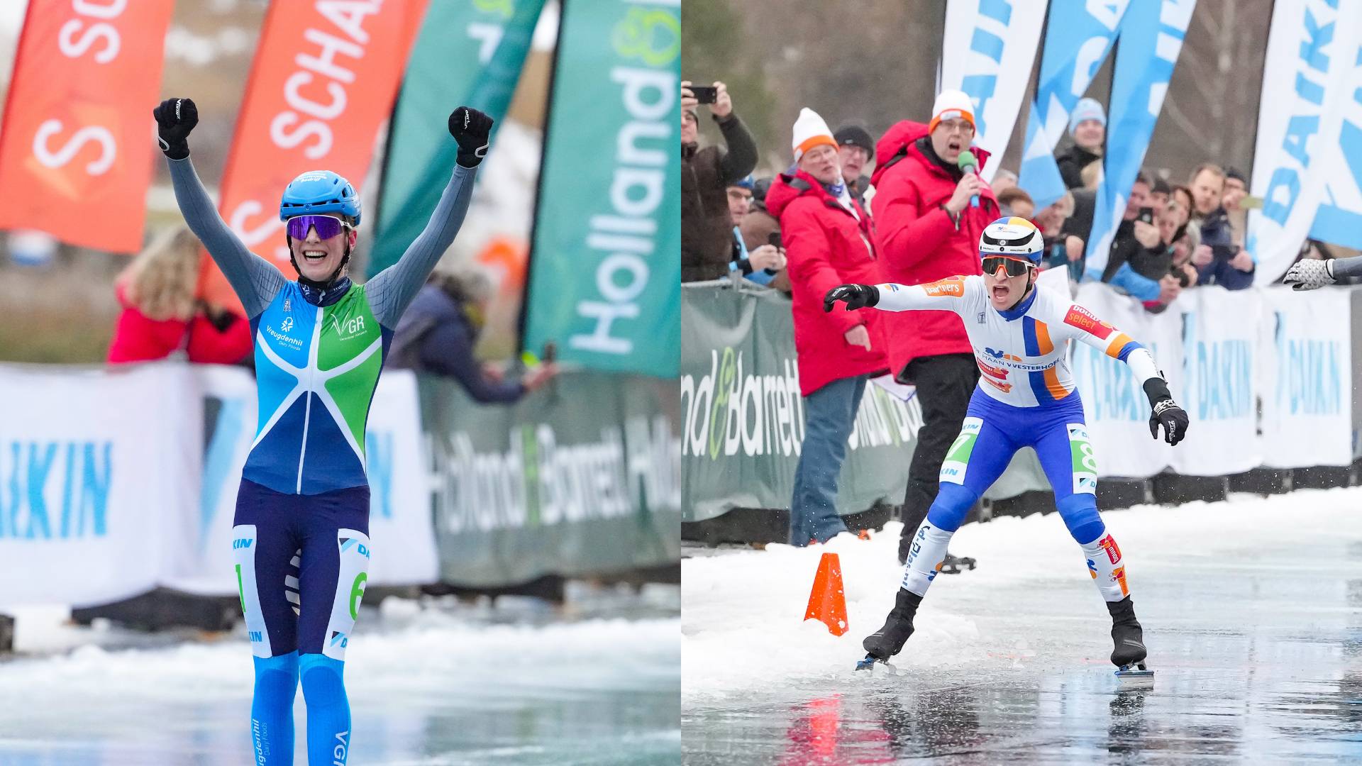 Finish Tessa Snoek en Luc ter Haar