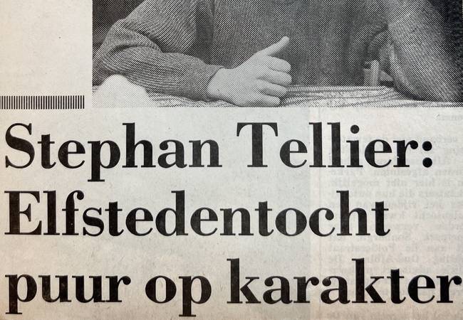 Krantenknipsel Stephan Tellier