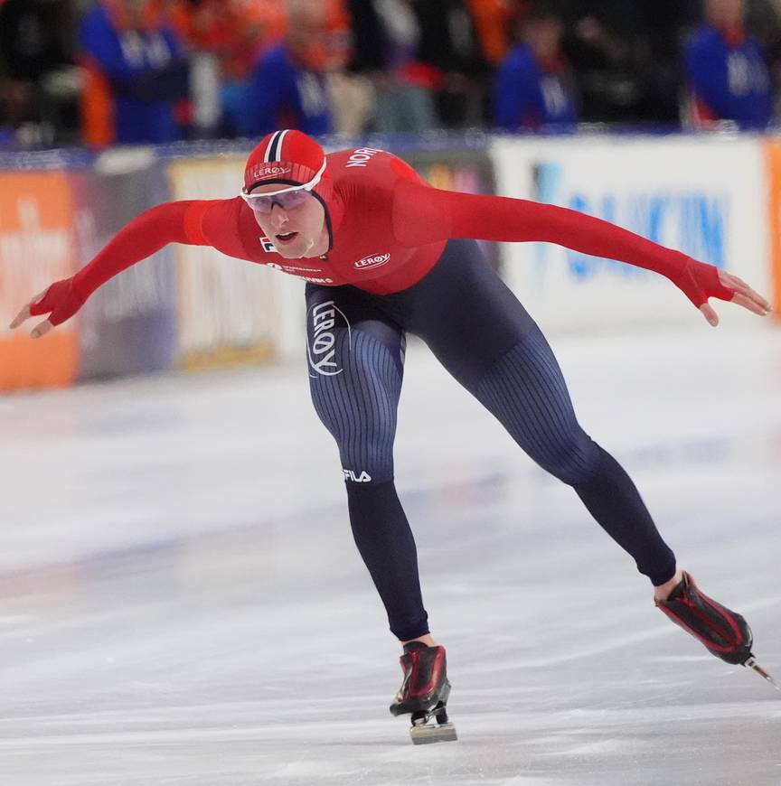 Sander Eitrem kwam, zag en overwon in Heerenveen