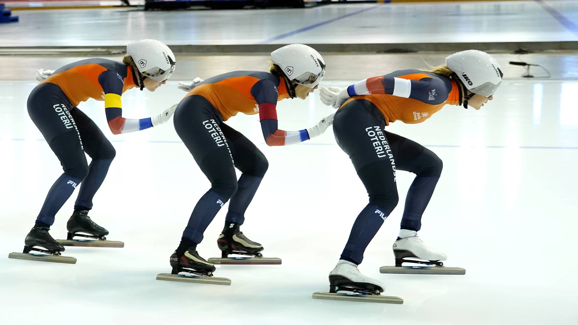 Marijke Groenewoud, Irene Schouten, Joy Beune, WK Afstanden Calgary 2024