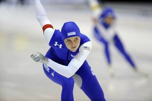 Wereldrecord 1500 meter Heather Richardson-Bergsma