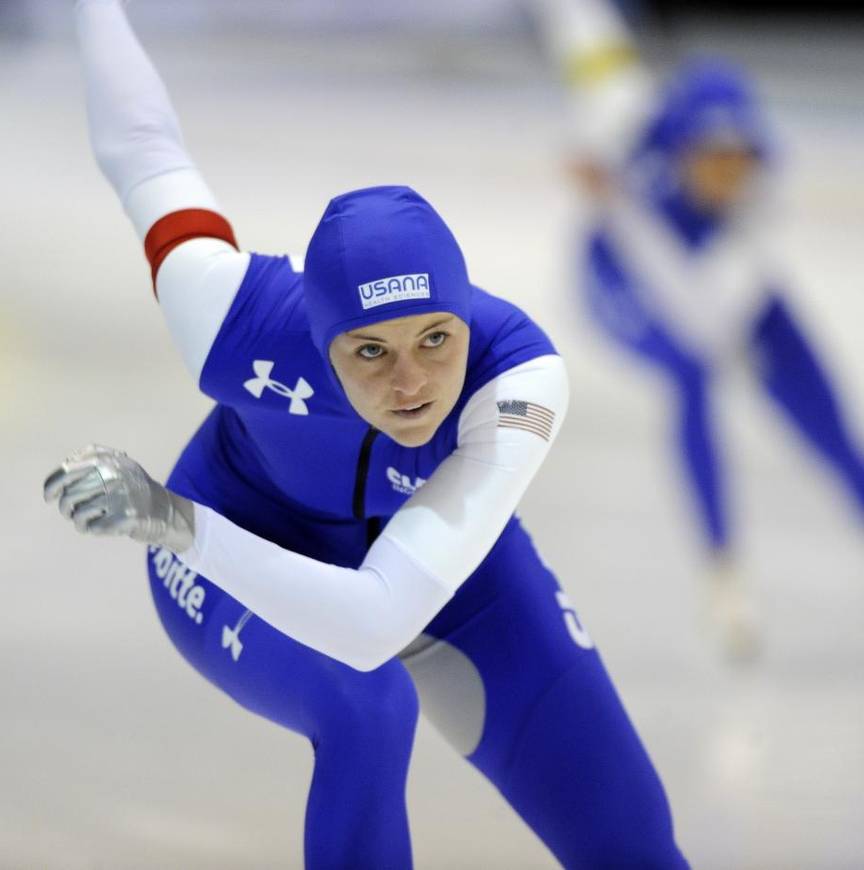 Wereldrecord 1500 meter Heather Richardson-Bergsma