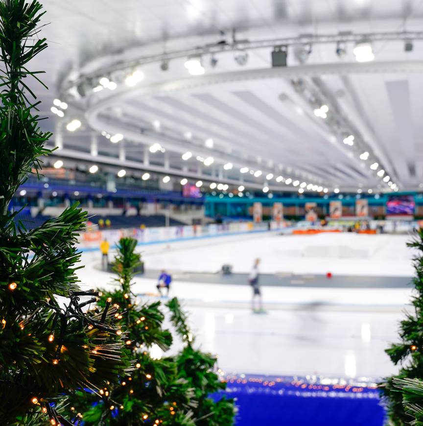 Thialf in kerstsferen