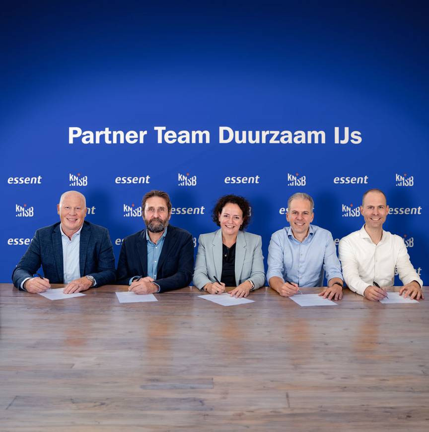 Partner team duurzaam ijs