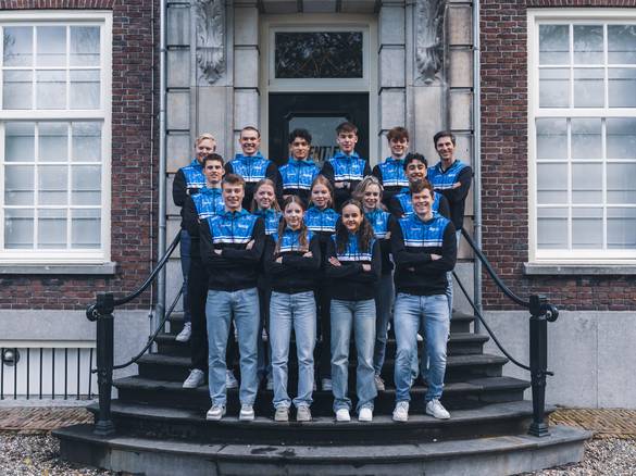 Teamfoto Schaatsteam TalentNED 2024-2025