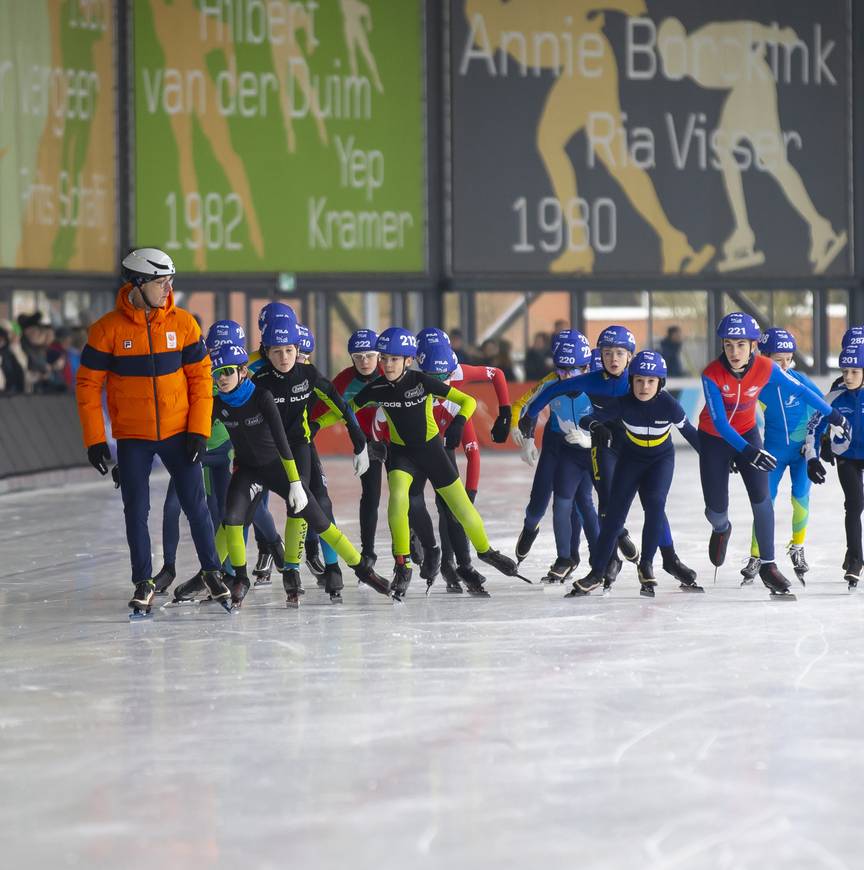 Voorrijden voordat de strijd losbarst