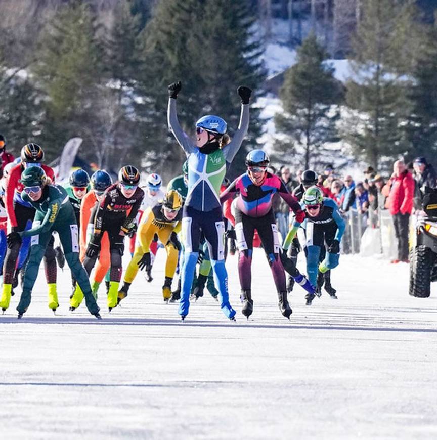 Arianna in de Alternatieve Elfstedentocht 2024