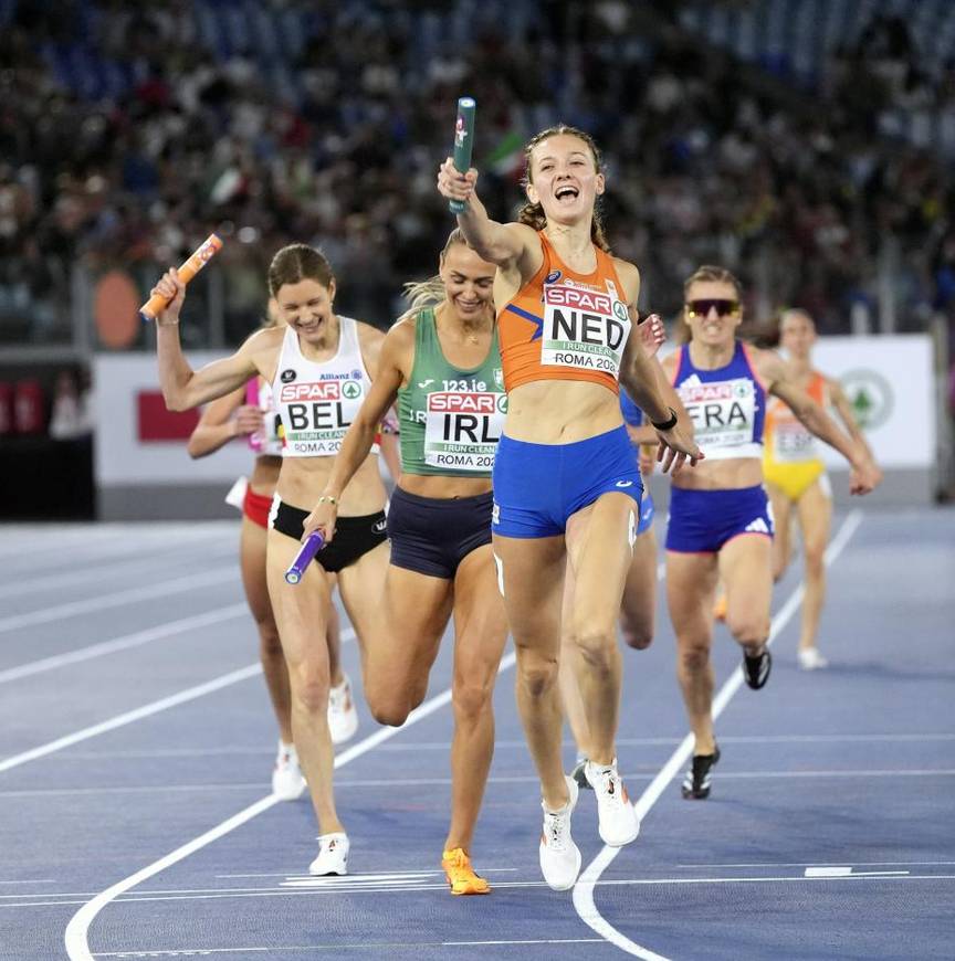 Femke Bol EK 4x400 meter