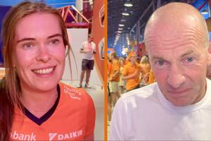 Dione Voskamp en Henk Angenent in Parijs