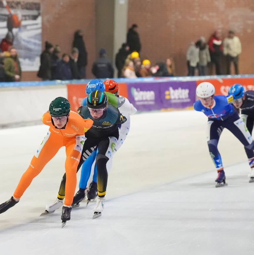 Bente Kerkhoff aan de leiding