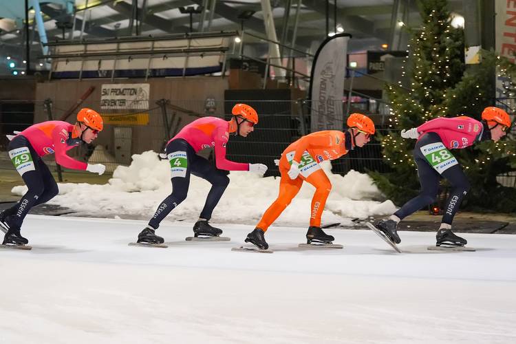 Het treintje van Team Essent