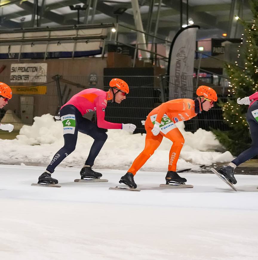 Het treintje van Team Essent