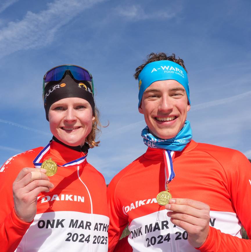 Esther Kiel en Wisse Slendebroek winnen ONK Marathon 2025