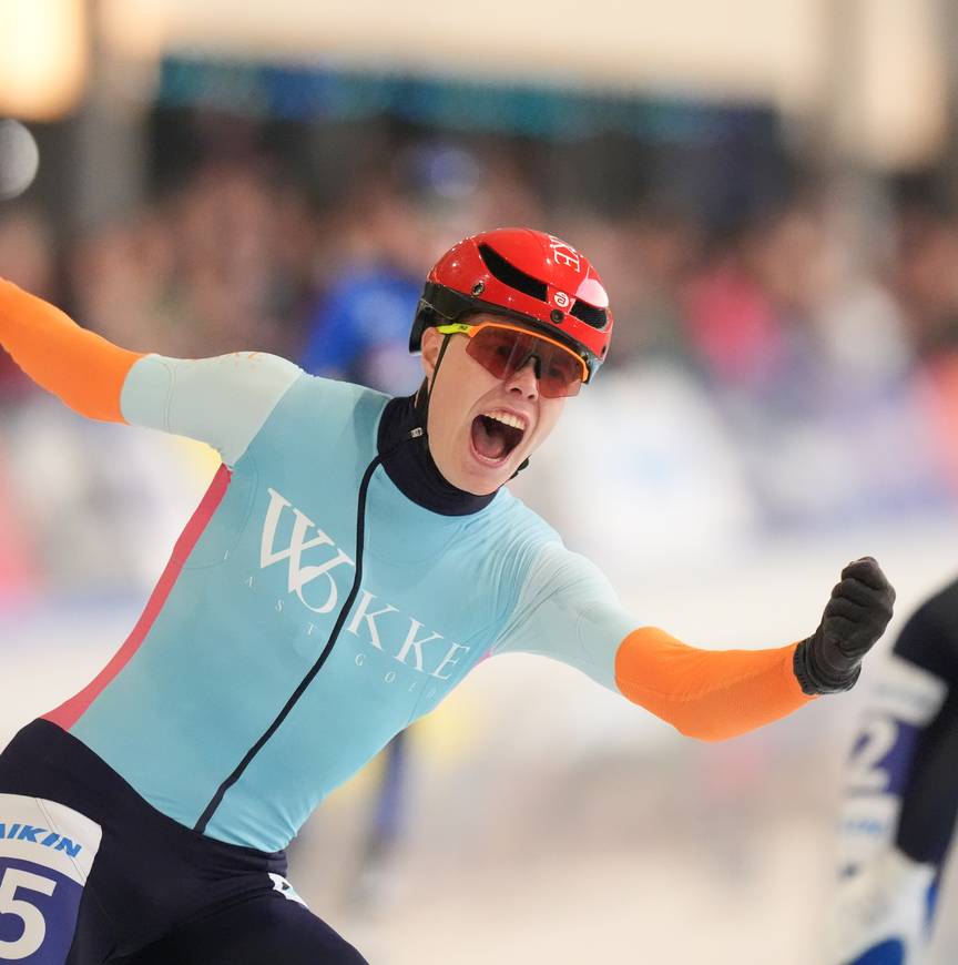 Bram Kras wint in een kopgroep van 12