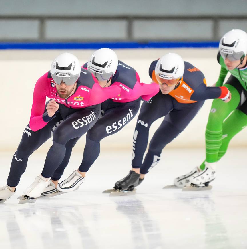 Chris Huizinga, Beau Snellink, Marcel Bosker en Bart Hoolwerf