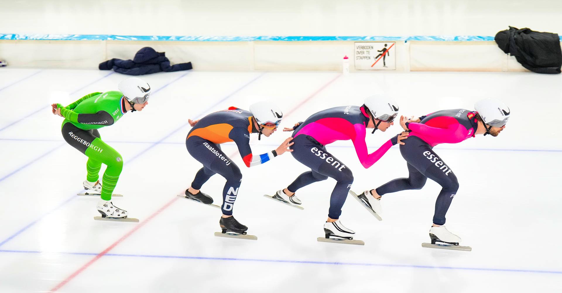 Chris Huizinga, Beau Snellink, Marcel Bosker en Bart Hoolwerf