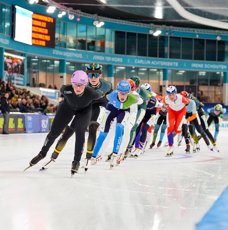 Irene Schouten wordt achtste bij de marathon in Heerenveen