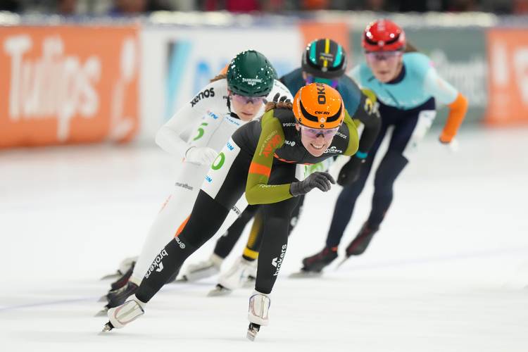 Bijten op de tanden als Lianne van Loon de eindsprint inzet