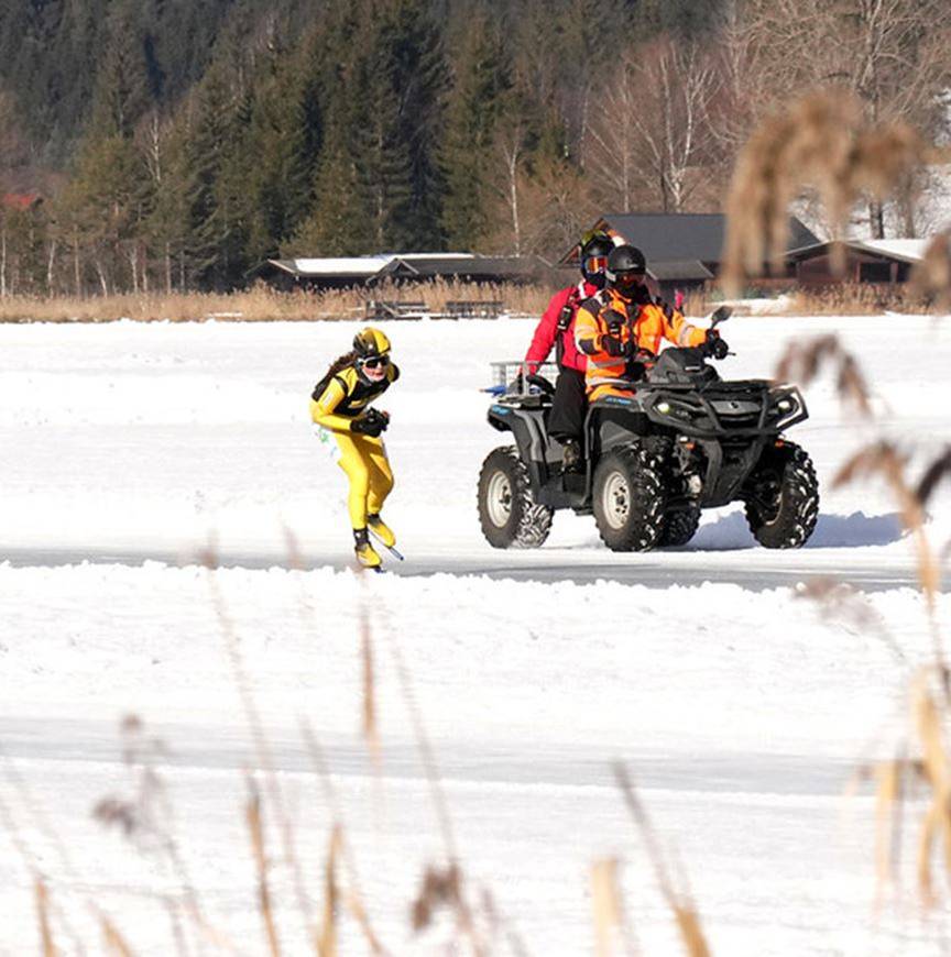 Sofia Schilder moederziel alleen op de Weissensee